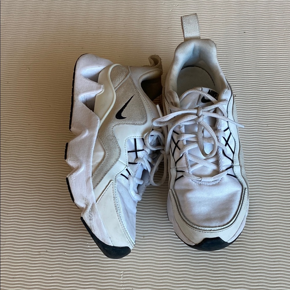 Nike White and Gray Athletic Shoes